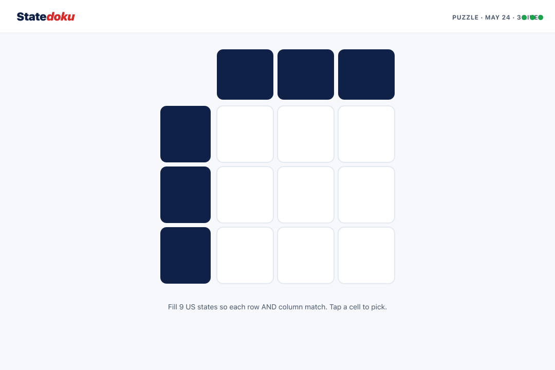Statedoku empty grid 1080×720