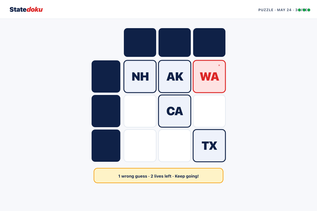 Statedoku mid-game 1080×720